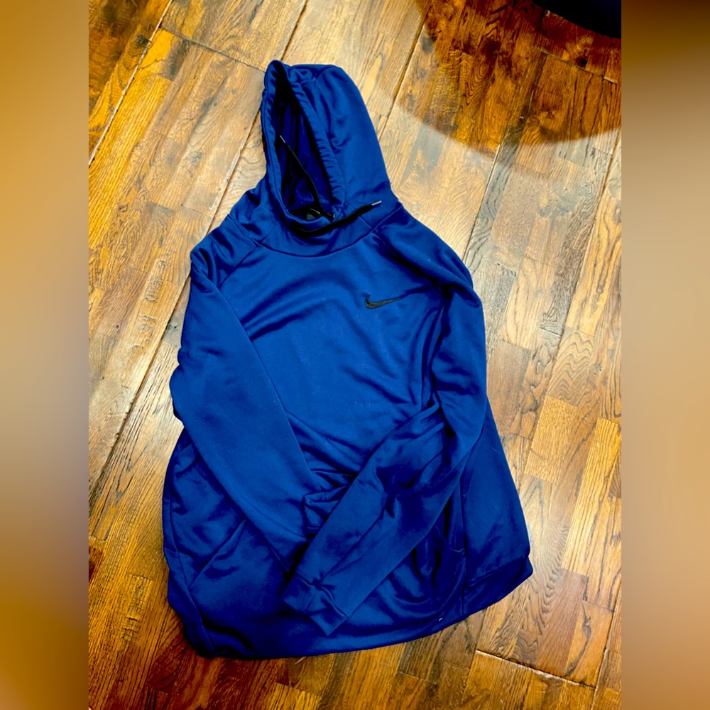 Nike hooded sweatshirt, deep, blue size extra large